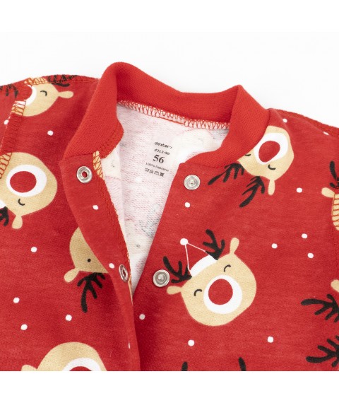 Человечек с начесом для малышей Deer  Dexter`s  Червоний d313-59  62 см (d313-59)