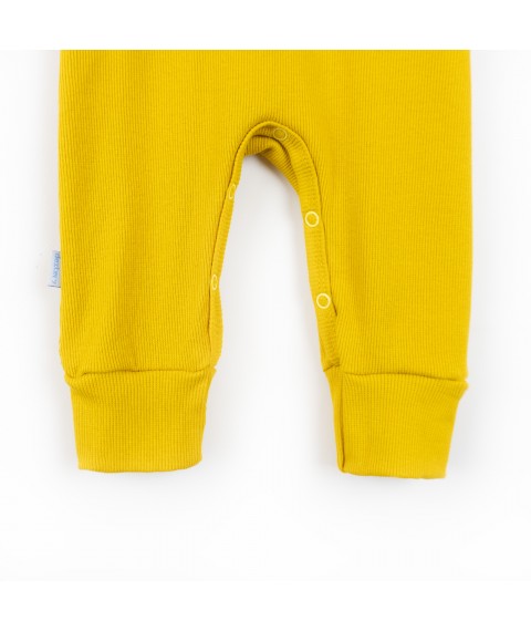 Слип с открытыми ножками рубчик Mustard  Dexter`s  Горчичный d18-20гч-нв  92 см (d18-20гч-нв)
