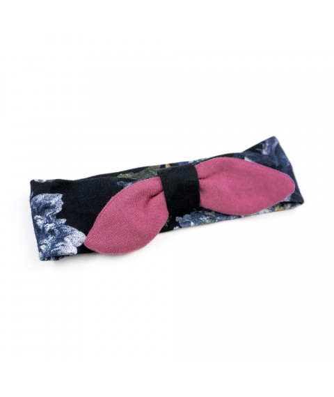 Man with a headband for a girl Flower Malena Blue; Pink d913-4h 80 cm (d913-4cv-chn)