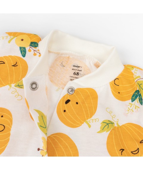 Человечек кулир с открытыми ножками Pumpkin  Dexter`s  Жовтогарячий d113-2грб  68 см (d113-2грб)