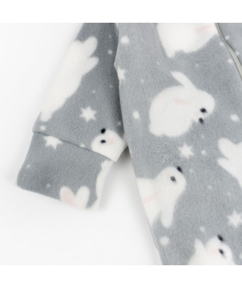 Комбинезон теплый на молнии Bunnies  Dexter`s  Серый d813зц  62 см (d813зц)