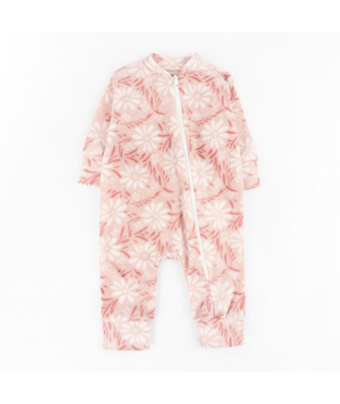 Комбинезон теплый на молнии Flower  Dexter`s  Рожевий d820-4кв-нв  74 см (d820-4кв-нв)