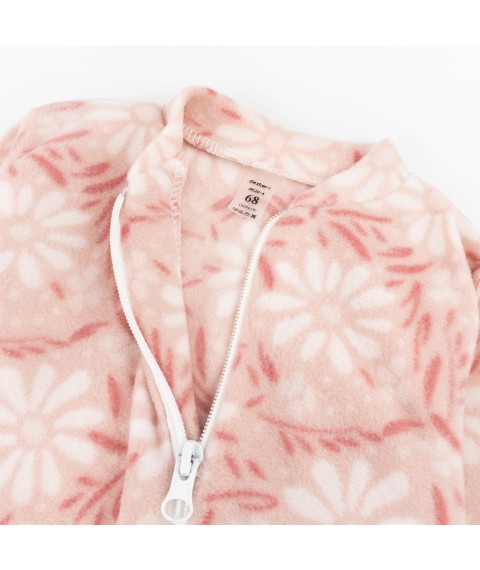 Комбинезон теплый на молнии Flower  Dexter`s  Рожевий d820-4кв-нв  74 см (d820-4кв-нв)