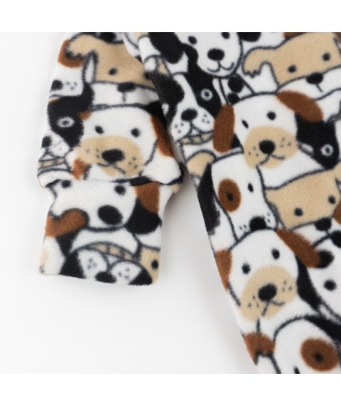 Комбінезон теплий на блискавці puppies  Dexter`s  Коричневий d820-4сб  86 см (d820-4сб)