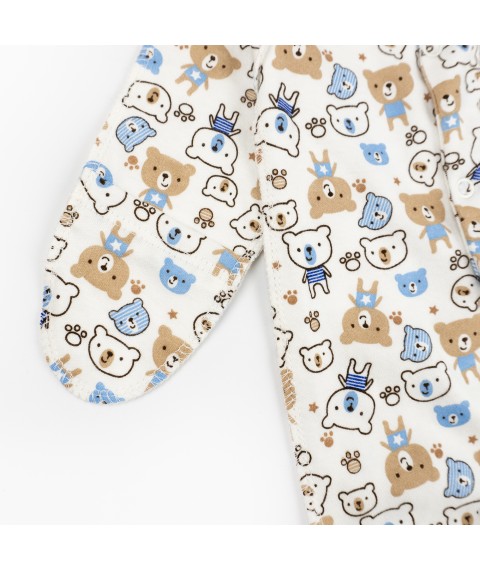 Mishutka Dexter`s cotton baby boy Milk; Blue 973 56 cm (973-1МК)