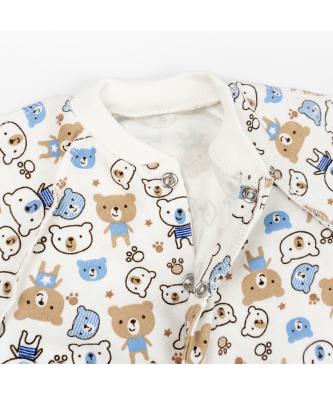 Mishutka Dexter`s cotton baby boy Milk; Blue 973 56 cm (973-1МК)