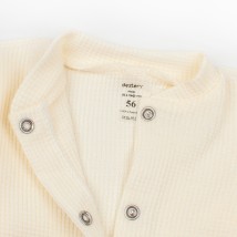 Человечек для малышей из ткани вафля Cream  Dexter`s  Молочный d113вф-мл  56 см (d113вф-мл)
