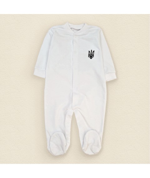 Children's slip with neat embroidery Dexter`s Trident White d113-1ash-b 74 cm (d113-1ash-b)