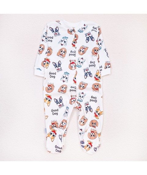 Чоловічок інтерлок 3-6м Pets  Dexter`s  Білий d973-1дм-у  68 см (d973-1дм-у)