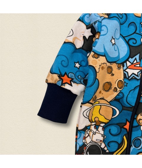 Astronaut Dexter`s Zip-Up Jumpsuit Dark Blue 320 68 cm (d320-4ксм-нв)