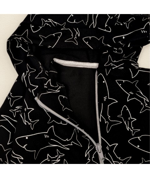 Men's walking jacket and hat Sharks Malena Black 2158 86 cm (d2158ak-chn)