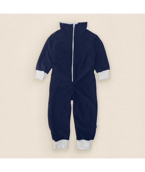 Deep Blue Dexter`s fleece romper with zipper Dark blue 1154 98 cm (d1154-6)