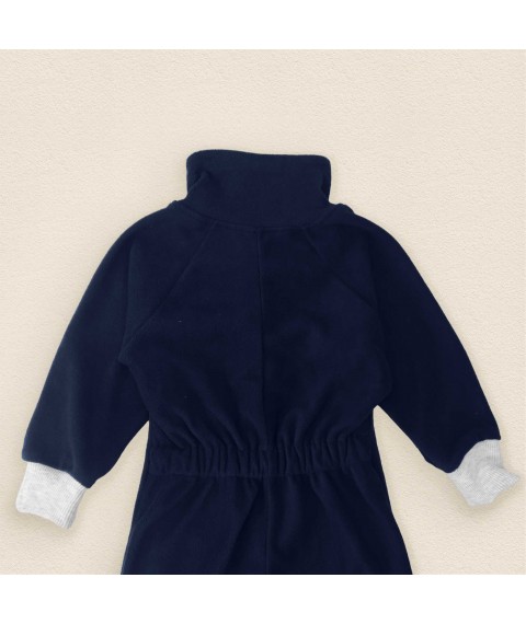 Deep Blue Dexter`s fleece romper with zipper Dark blue 1154 122 cm (d1154-6)