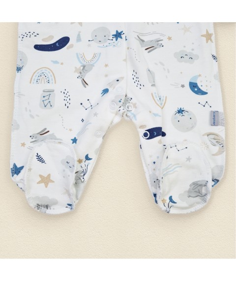 Moon Bunny Dexter`s footer for a newborn White 313 56 cm (d313ms-z)