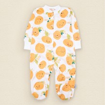 Children's jacket with a bright print Happy Pumpkins Dexter`s White; Yellow-hot d113-1hrb 74 cm (d113-1hrb)