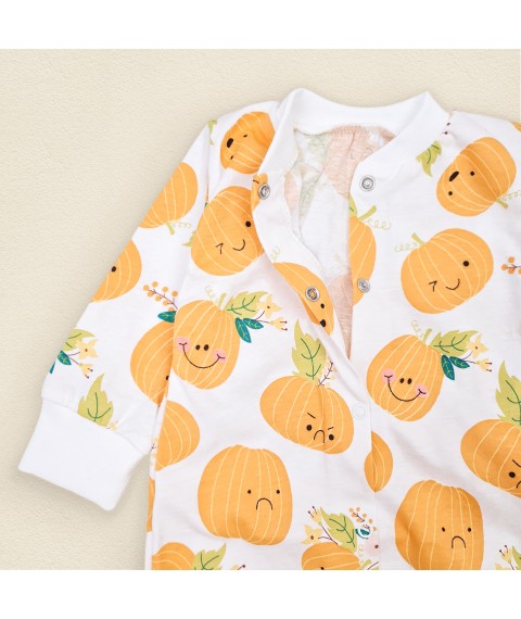 Happy Pumpkins Dexter`s children's jacket with a bright print White; Yellow-hot d113-1hrb 80 cm (d113-1hrb)