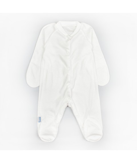 Молочный однотонный человечек для младенца  Dexter`s  Белый d973мл  56 см (d973мл)