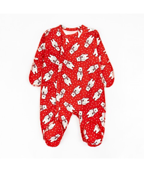 Holiday Dexter`s Red 913 62cm Holiday Print Baby Onesie (d913мш-кр-нгтг)