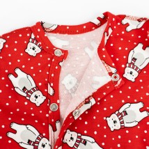Holiday Dexter`s Red 913 62cm Holiday Print Baby Onesie (d913мш-кр-нгтг)