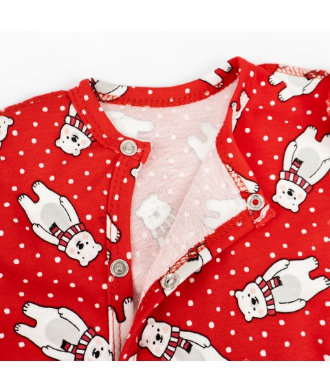 Holiday Dexter`s Red 913 62cm Holiday Print Baby Onesie (d913мш-кр-нгтг)