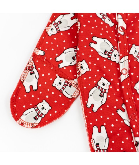 Holiday Dexter`s Red 913 62cm Holiday Print Baby Onesie (d913мш-кр-нгтг)