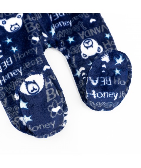 Комбинезон детский теплый на молнии с капюшоном Honey Bear  Dexter`s  Синий d12-20мш-тс  74 см (d12-20мш-тс)