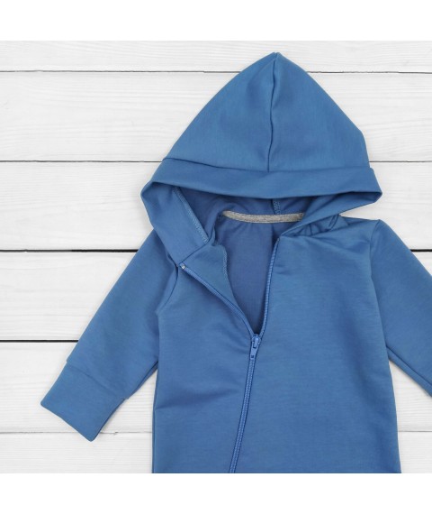 Dexter`s Blue 2157 98 cm two-tone hooded walking jacket (d2157сн)