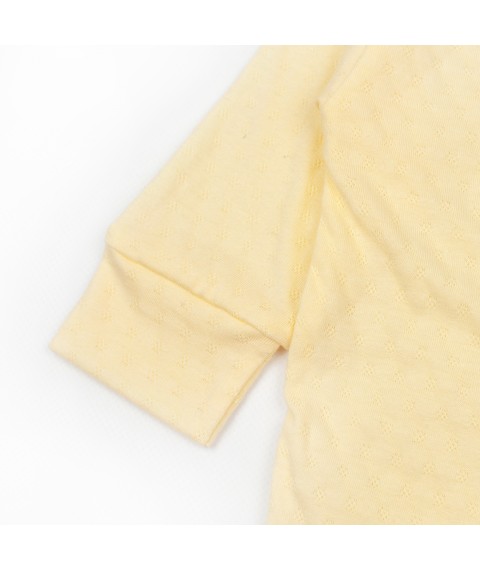Человечек с открытыми ножками из ткани с перфорацией Sun  Dexter`s  Желтый d113-1аж-ж  74 см (d113-1аж-ж)
