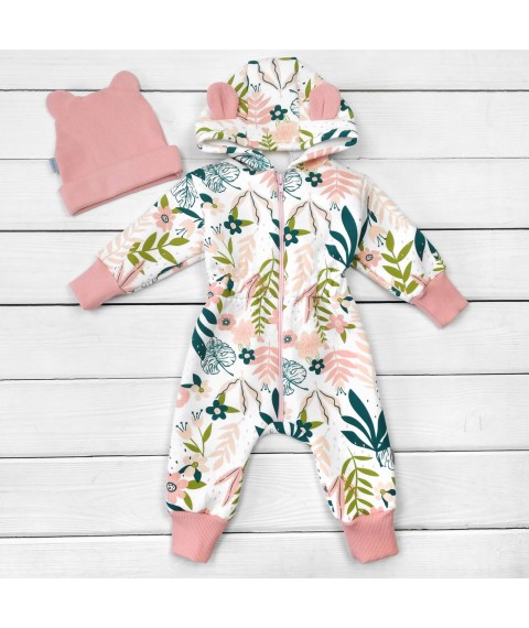 Set demi-season Monstera overalls and hat Dexter`s 2143 98 cm (d2143-13)