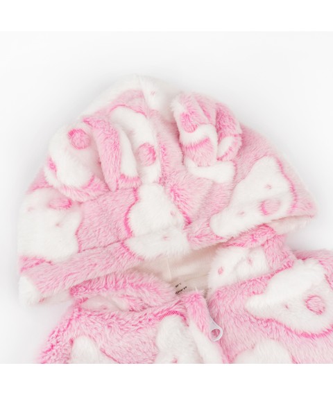 Комбинезон детский теплый с капюшоном Soft Bear  Dexter`s  Розовый d12-20мш-рв  68 см (d12-20мш-рв)