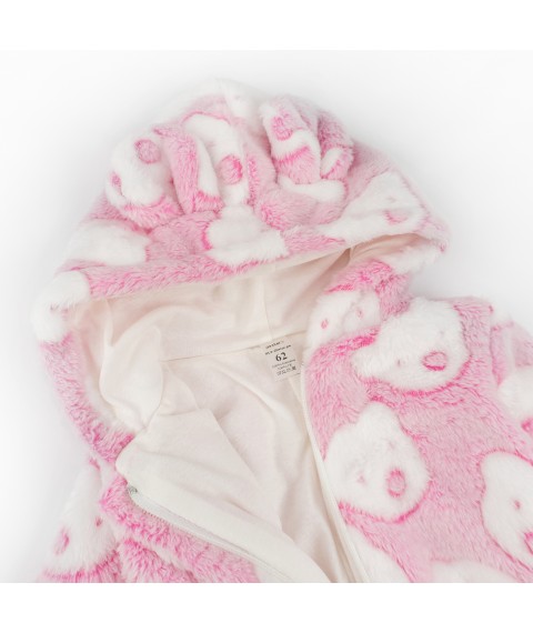 Комбинезон детский теплый с капюшоном Soft Bear  Dexter`s  Розовый d12-20мш-рв  68 см (d12-20мш-рв)