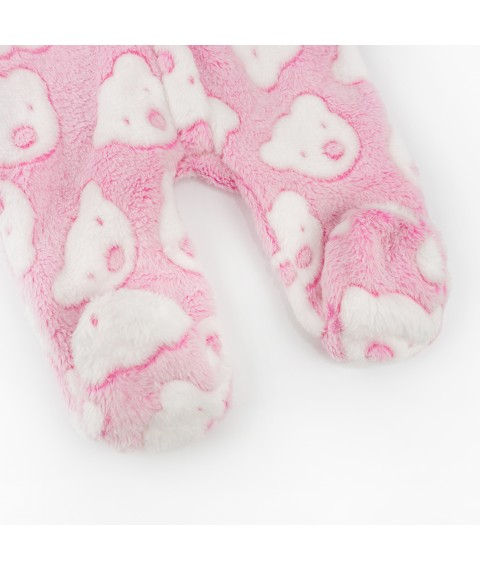 Комбинезон детский теплый с капюшоном Soft Bear  Dexter`s  Розовый d12-20мш-рв  68 см (d12-20мш-рв)