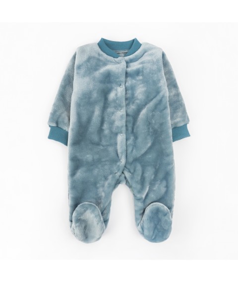 Plush overalls for newborns Silver Dexter`s Gray 12-16 56 cm (d12-16sl)