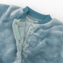 Plush overalls for newborns Silver Dexter`s Gray 12-16 56 cm (d12-16sl)
