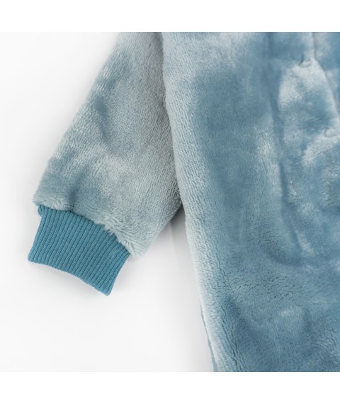 Plush overalls for newborns Silver Dexter`s Gray 12-16 56 cm (d12-16sl)