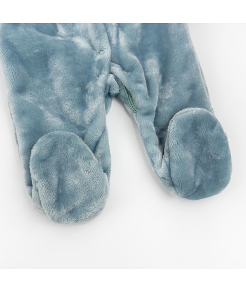 Plush overalls for newborns Silver Dexter`s Gray 12-16 56 cm (d12-16sl)