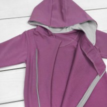 Fuchsia Dexter`s Pink 2156 86 cm (d2156-3) children's walker with a hood with a zipper