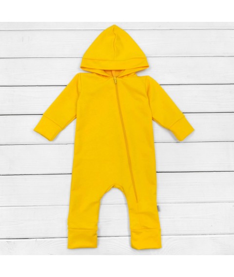 Dexter`s two-thread children's walking overalls with a hood Yellow-hot 2157 86 cm (d2157)