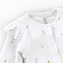 Комплект чоловічок з шапочкою для дівчинки Field flowers  Dexter`s  Білий 900510  56 см (900510)