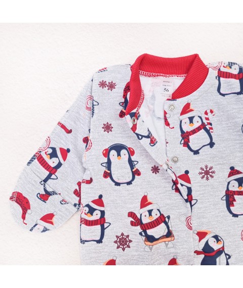 Человек футер Christmas penguin  Dexter`s  Красный;Серый d313снт-ср-нгтг  62 см (d313снт-ср-нгтг)