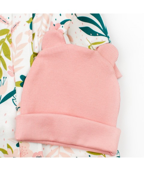 Man for girl demi-season Monstera Dexter`s White; Pink 2142 80 cm (d2142-13)
