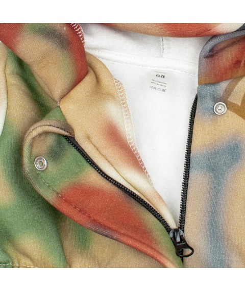 Graffiti Dexter`s three-thread overall on fleece Multicolored 2142 74 cm (d2142-48)