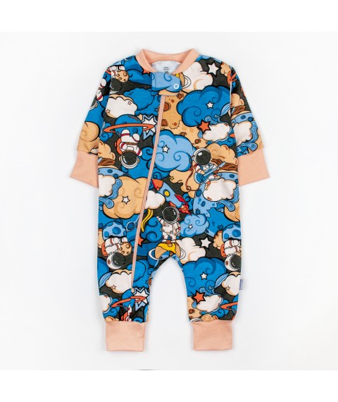 Astronaut Dexter`s Zip Up Romper Dark Blue d320-4xm-bj 68 cm (d320-4xm-bj)