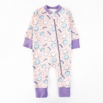 Человечек на молнии футер  Macaroons  Dexter`s  Фиолетовый d320-4мкн  80 см (d320-4мкн)