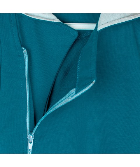 Man with a hood solid color Petrol Dexter`s Green 2156 74 cm (d2156-2)