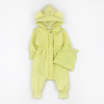 Overalls made of three-thread with insulation and a hat in a set Green apple Dexter`s Green d2142-49-1 98 cm (d2142-49-1)