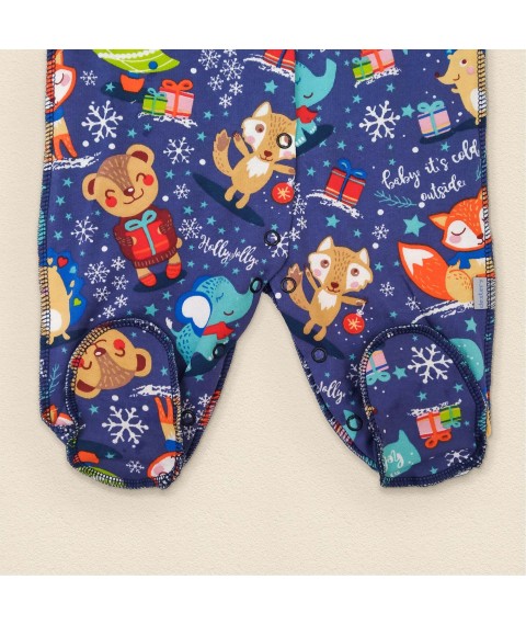Christmas Fox Dexter`s Nachos baby sleepwear Purple 313 56 cm (d313ls-f)