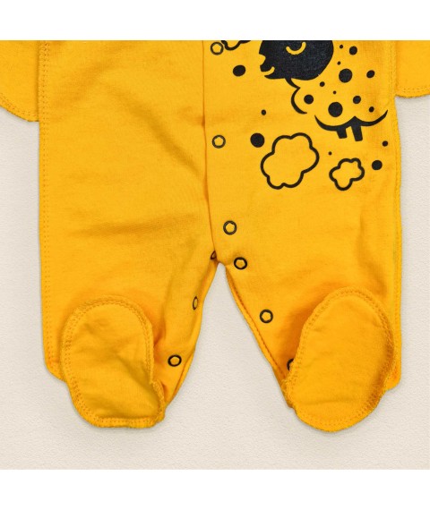 Man with external seams with nachos for newborns Dexter`s Lamb Yellow-hot 320-1 56 cm (d320-1br-or)