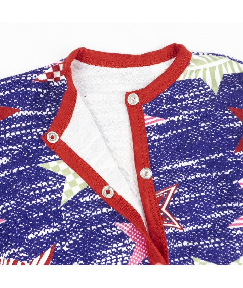 Man with buttons Malena Stars Purple; Red 913 80 cm (d913zd)