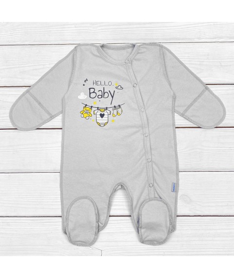 Hello Baby Dexter`s cotton man without nachos Gray 114 62 cm (d114x-sr)